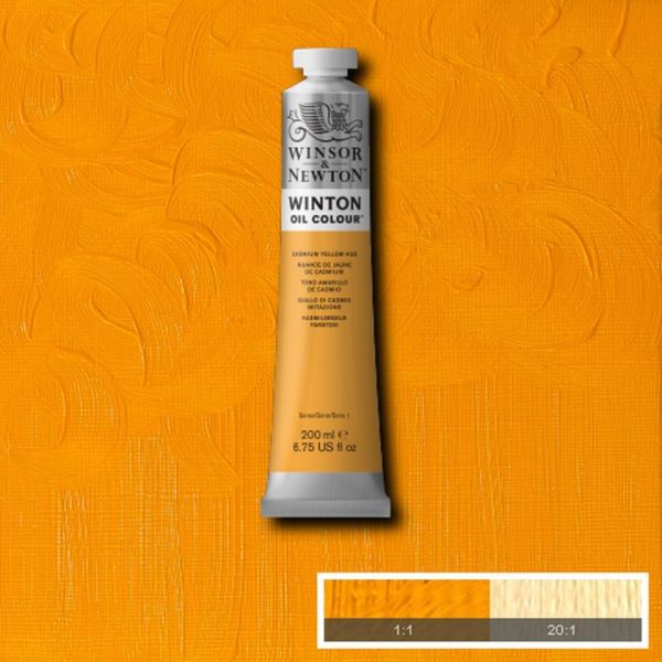 Winsor & Newton Winton Oil Paint Cadmium Yellow Hue 200ml