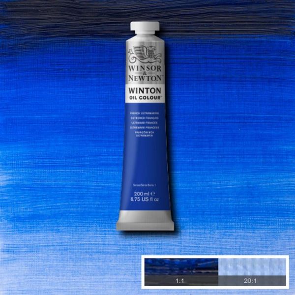 Winsor & Newton Winton Oil Paint French Ultramarine 200ml