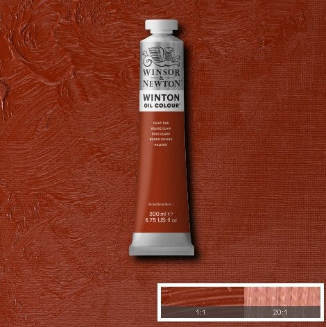 Winsor & Newton Winton Oil Paint Light Red 200ml