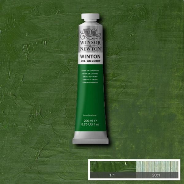 Winsor & Newton Winton Oil Paint Oxide Chromium 200ml