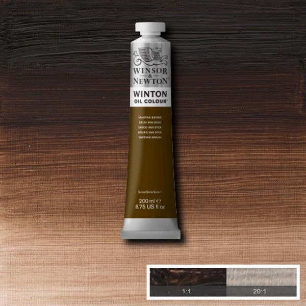 Winsor & Newton Winton Oil Paint Vandyke Brown