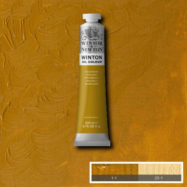 Winsor & Newton Winton Oil Paint Yellow Ochre 200ml