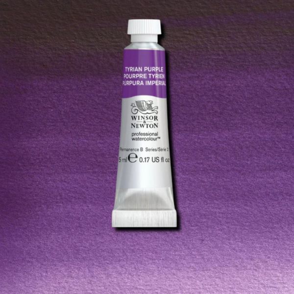 Winsor & Newton Professional Watercolour Paint S2 Tyrian Purple