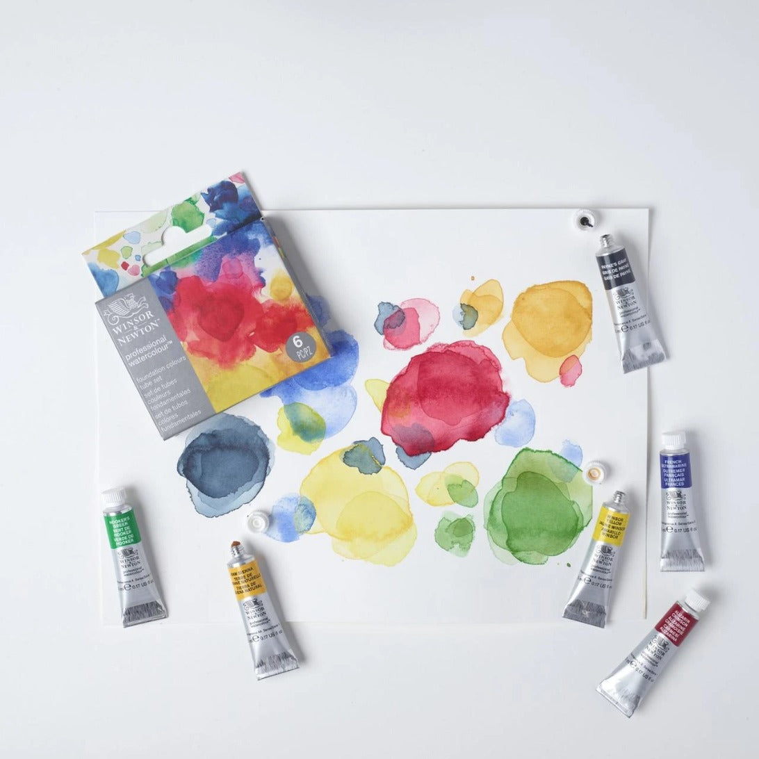 WINSOR & NEWTON PROFESSIONAL WATERCOLOUR PAINT FOUNDATION SET 6