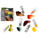 WINSOR & NEWTON PROFESSIONAL WATERCOLOUR PAINT RICH EARTH SET 6