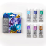 WINSOR & NEWTON PROFESSIONAL WATERCOLOUR PAINT GRANULATING SET 6