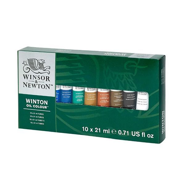 Winsor & Newton Winton Oil Paint 21ml Tubes Set 10 SET