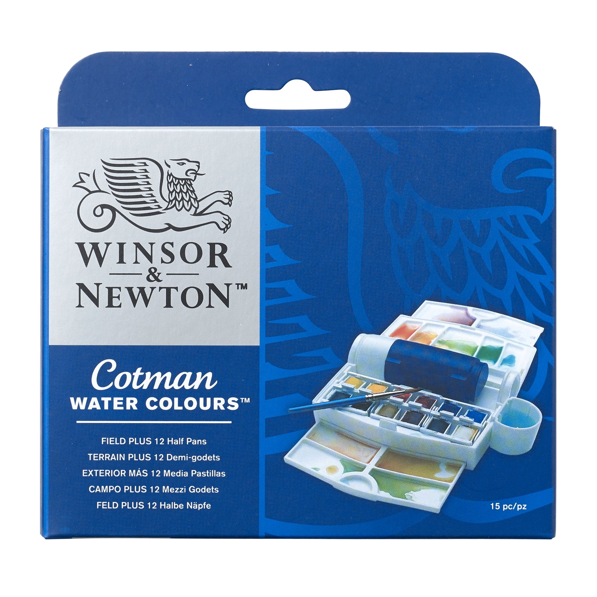 WINSOR & NEWTON COTMAN WATERCOLOUR PAINT FIELD PLUS SET