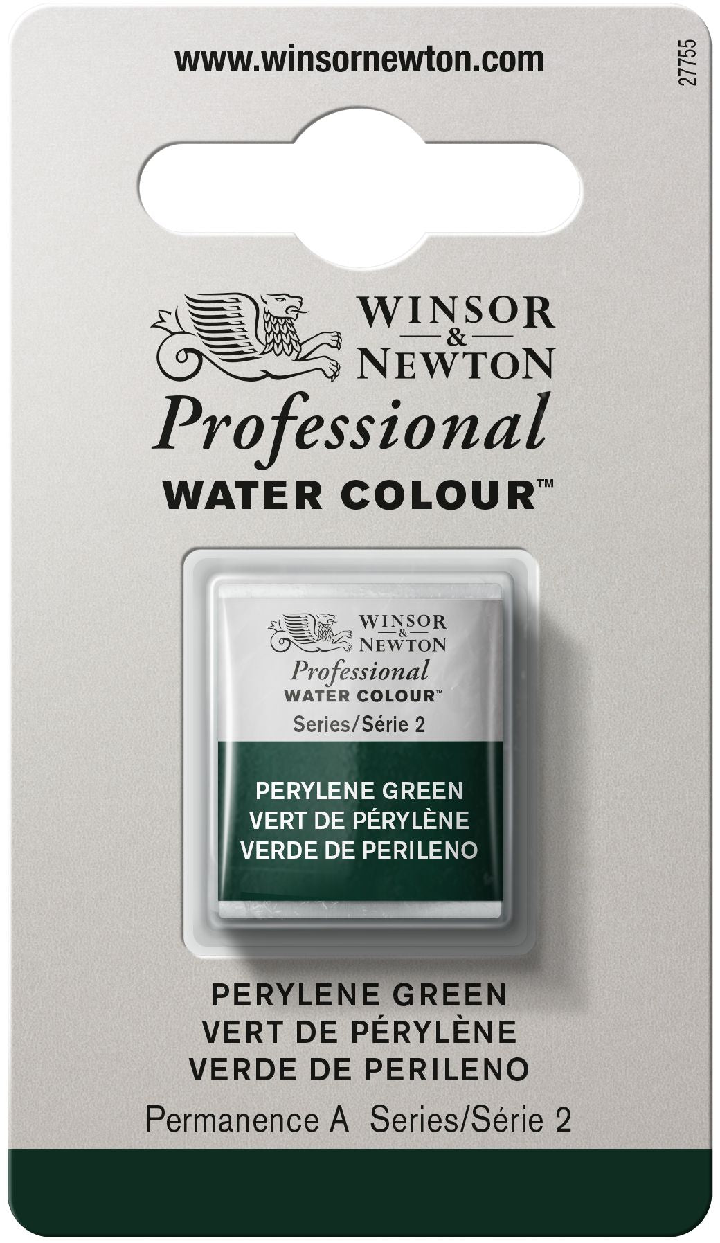 Winsor & Newton Professional Watercolour Paint S2 Perylene Green