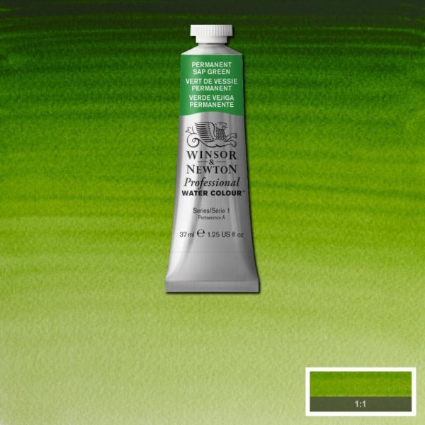 Winsor & Newton Professional Watercolour Paint S1 Permanent Sap Green