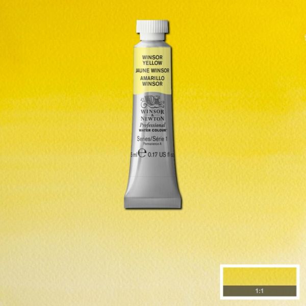 Winsor & Newton Professional Watercolour Paint S1 Winsor Yellow