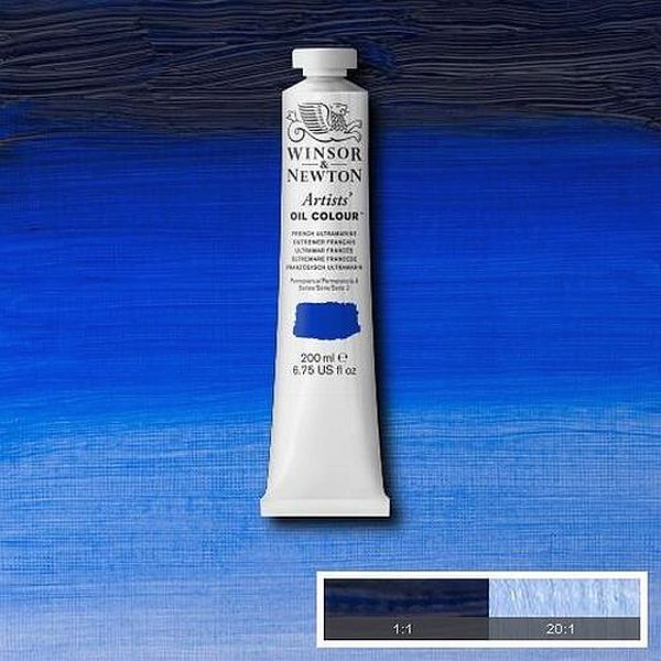 Winsor & Newton Artists Oil Paint French Ultramarine S2 200ml