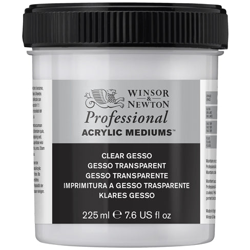 Winsor & Newton Acrylic Medium Professional Gesso Clear 225ml
