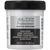 Winsor & Newton Acrylic Medium Professional Gesso Clear 225ml