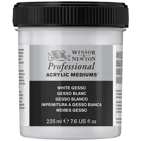 Winsor & Newton Acrylic Medium Professional Gesso White 225ml