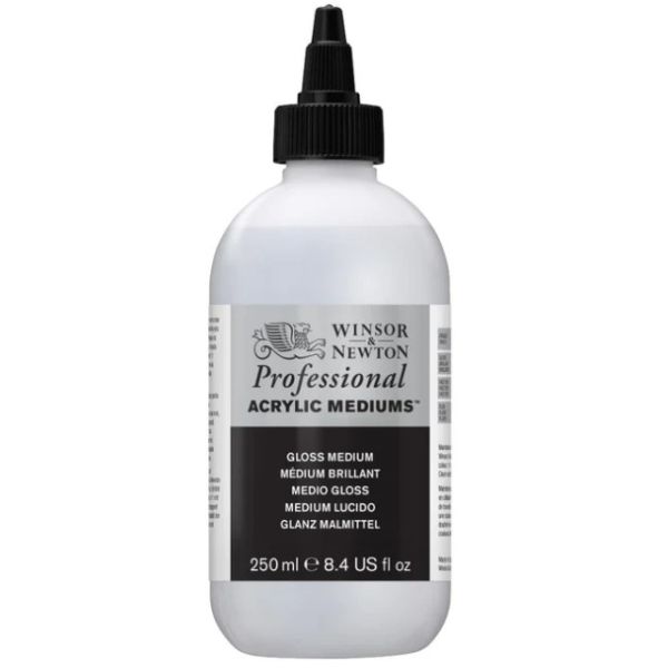 Winsor & Newton Acrylic Medium Professional Gloss 250ml