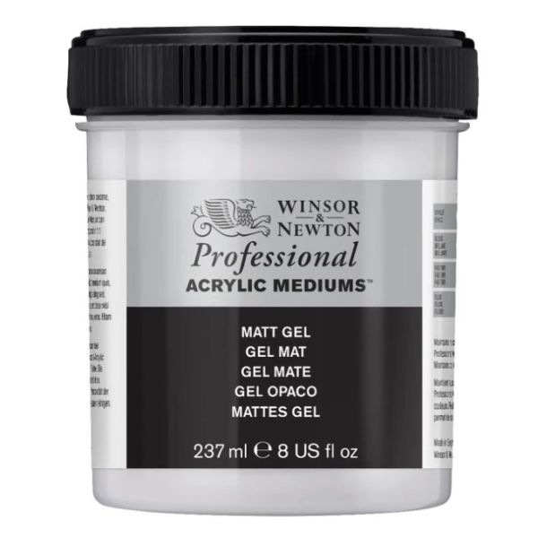 Winsor & Newton Acrylic Medium Professional Matt Gel 237ml