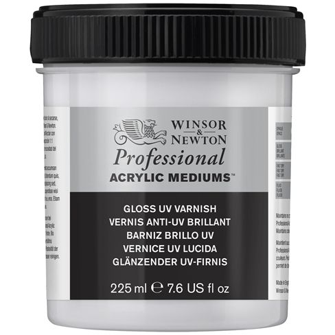 Winsor & Newton Acrylic Medium Professional Gloss UV Varnish 225ml
