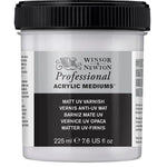 Winsor & Newton Acrylic Medium Professional Matt UV Varnish 225ml
