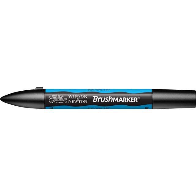 Winsor & Newton Brushmarker Cyan (C847)