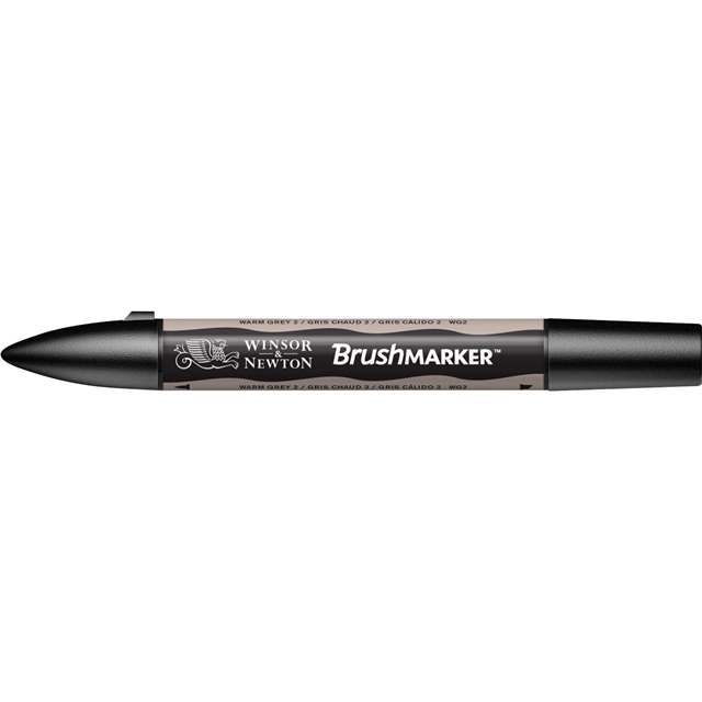 Winsor & Newton Brushmarker Warm Grey 2 (WG2)