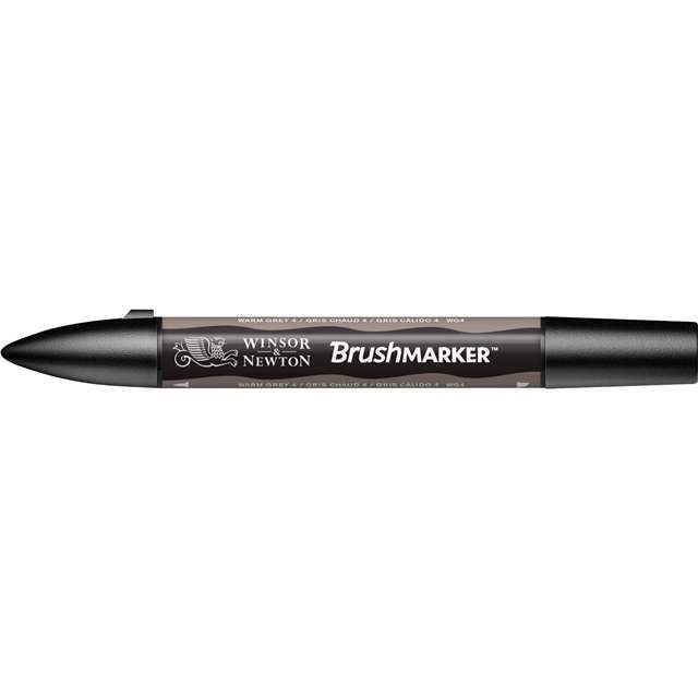 Winsor & Newton Brushmarker Warm Grey 4 (WG4)