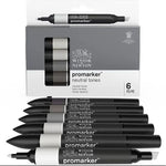 Winsor & Newton Promarker Neutral Tones Set 6 SET