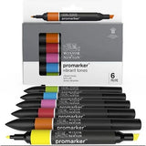 Winsor & Newton Promarker Vibrant Tones Set 6 SET