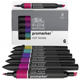 Winsor & Newton Promarker Rich Tones Set 6 SET