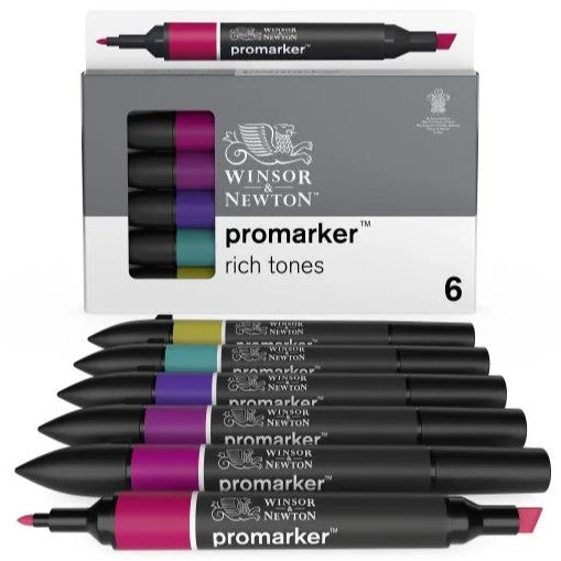 Winsor & Newton Promarker Rich Tones Set 6 SET