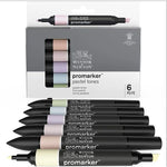 Winsor & Newton Promarker Pastel Tones Set 6 SET