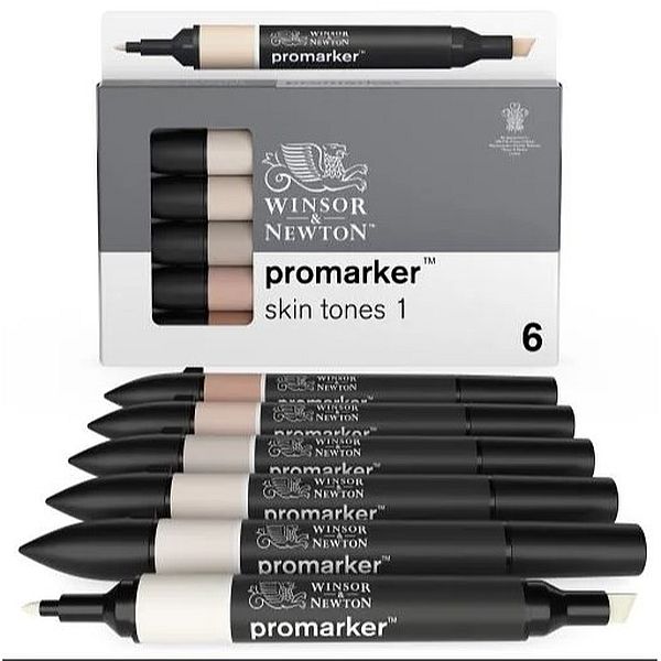 Winsor & Newton Promarker Skin Tones Set 6 SET