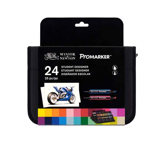 Winsor & Newton Promarker Wallet Designer Set 24 SET
