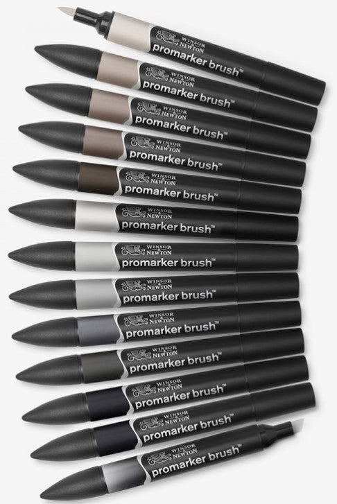 Winsor & Newton Brushmarker Neutral Tones Set 12+1 SET