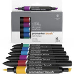 Winsor & Newton Brushmarker Rich Tones Set 6 SET
