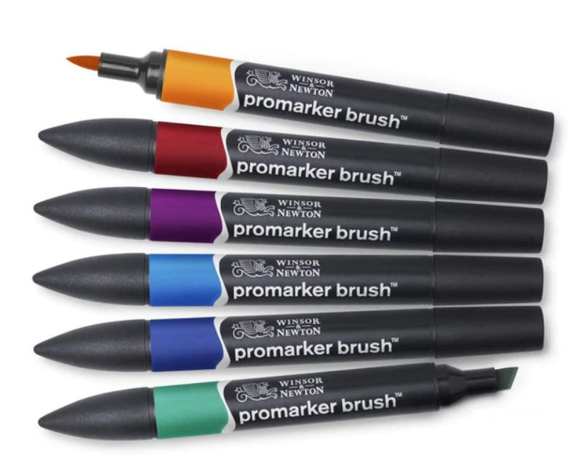 Winsor & Newton Brushmarker Rich Tones Set 6 SET