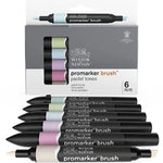 Winsor & Newton Brushmarker Pastel Tones Set 6