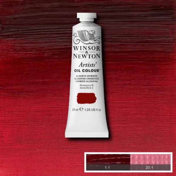 Winsor & Newton Artists Oil Paint Alizarin Crimson S2 37ml