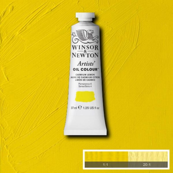 Winsor & Newton Artists Oil Paint Cadmium Lemon S4 37ml