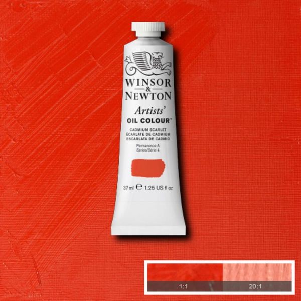 Winsor & Newton Artists Oil Paint Cadmium Scarlet S4 – Gordon Harris ...