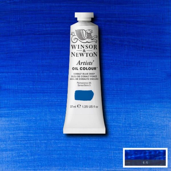 Winsor & Newton Artists Oil Paint Cobalt Blue Deep S5 37ml