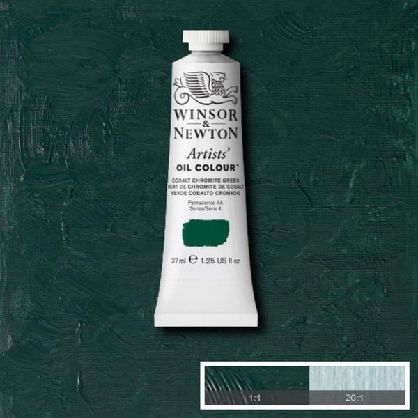 Winsor & Newton Artists Oil Paint Cobalt Chromite Green S4 37ml