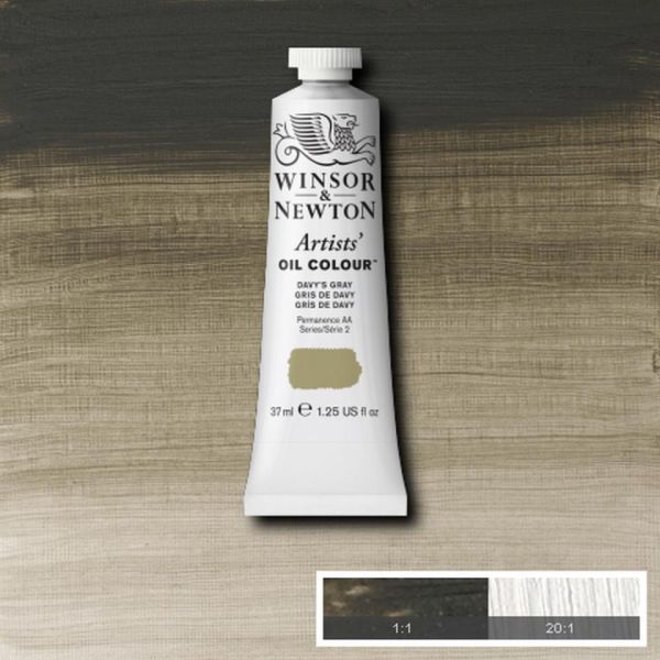 Winsor & Newton Artists Oil Paint Davy's Gray S2 37ml