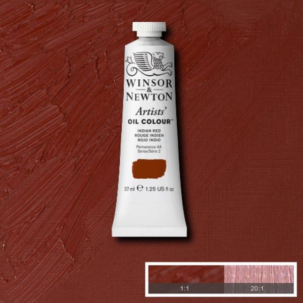 Winsor & Newton Artists Oil Paint Indian Red S2 37ml
