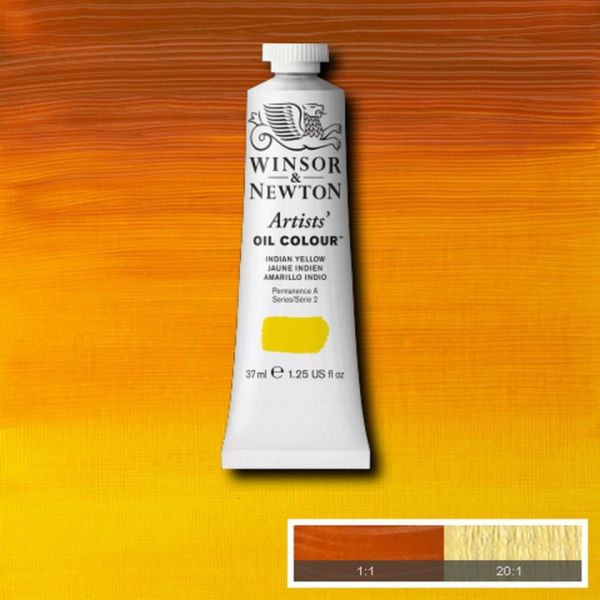 Winsor & Newton Artists Oil Paint Indian Yellow S2 37ml
