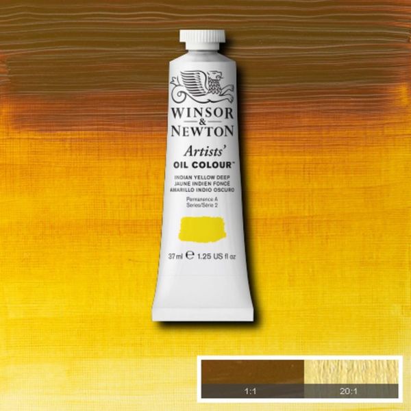 Winsor & Newton Artists Oil Paint Indian Yellow Deep S2 37ml