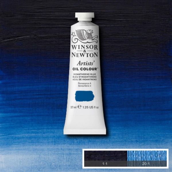 Winsor & Newton Artists Oil Paint Indanthrene Blue S4 37ml
