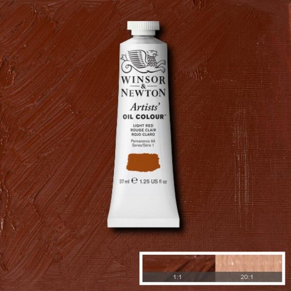 Winsor & Newton Artists Oil Paint Light Red S1 37ml