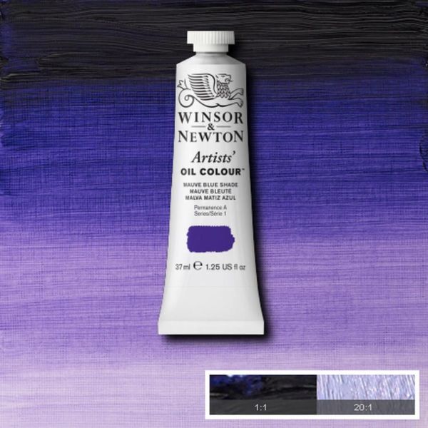 Winsor & Newton Artists Oil Paint Mauve Blue Shade S1 37ml