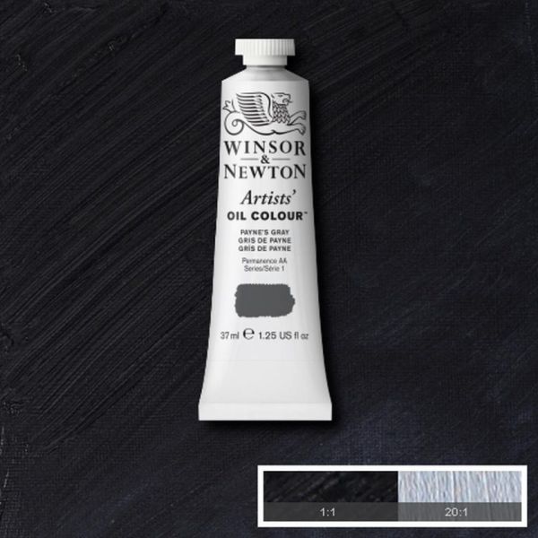 Winsor & Newton Artists Oil Paint Paynes Gray S1 37ml